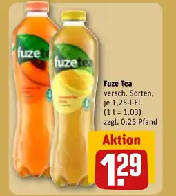 REWE DE Fuze tea tilbud