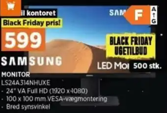 Power Samsung Monitor LS24A314NHUXE tilbud