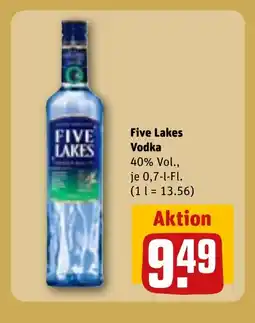 REWE DE Five lakes vodka tilbud