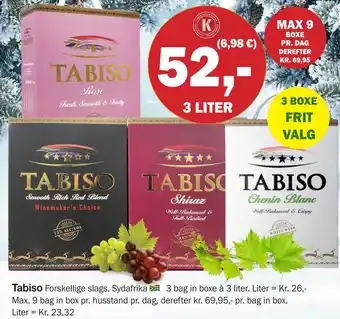 Købmandsgården Tabiso tilbud