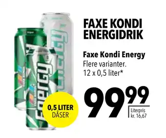 Citti Faxe Kondi Energy tilbud