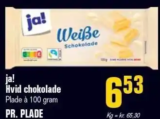 Poetzsch Padborg ja! Hvid chokolade tilbud