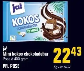 Poetzsch Padborg ja! Mini kokos chokoladebar tilbud