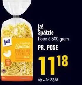 Poetzsch Padborg ja! Spätzle tilbud