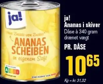 Poetzsch Padborg ja! Ananas i skiver tilbud