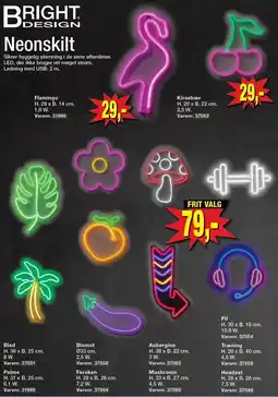 Harald Nyborg Bright Design Neonskilt tilbud