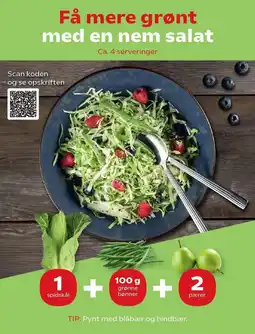Få mere grønt med en nem salat
