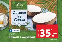 Lidl VITASIA Kokosis i kokosnød tilbud