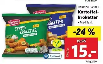 Lidl Kartoffelkroketter tilbud