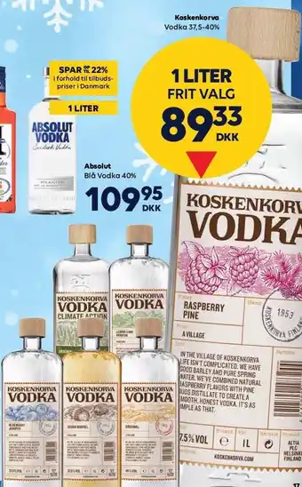 BorderShop Koskenkorva Vodka tilbud