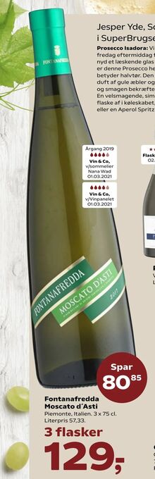 Kvickly Fontanafredda Moscato d'Asti tilbud