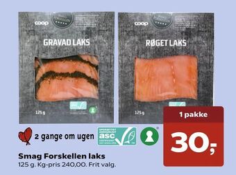Kvickly Smag Forskellen laks tilbud