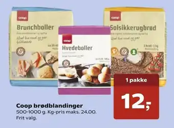 Kvickly Coop brødblandinger tilbud