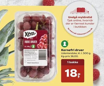 Kvickly Kernefri druer tilbud