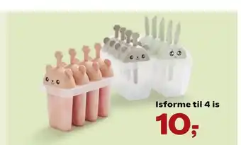 Kvickly Isforme til 4 is tilbud