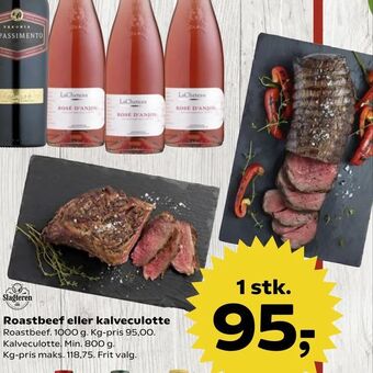 Roastbeef eller kalveculotte