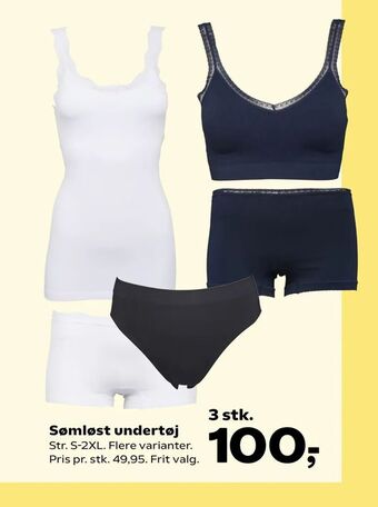 Kvickly Sømløst undertøj tilbud