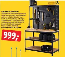 jem & fix VÆRKSTEDSBORD tilbud