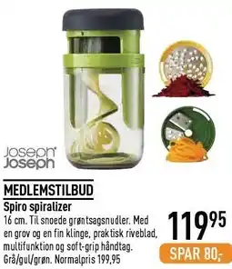 Imerco Joseph Joseph Spiro spiralizer tilbud