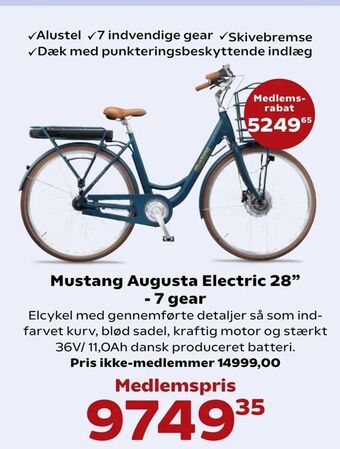 Mustang Augusta Electric 28" - 7 gear