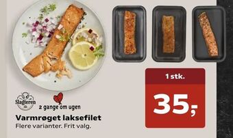 Varmrøget laksefilet