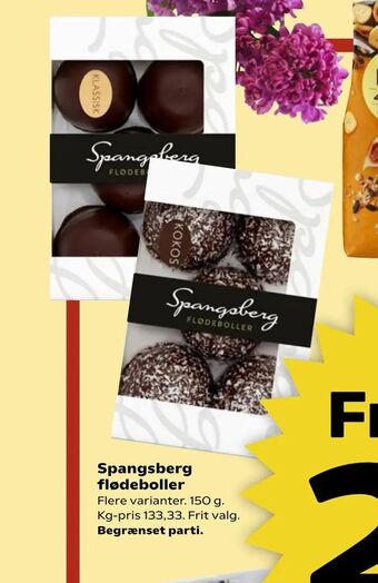 Kvickly Spangsberg flødeboller tilbud