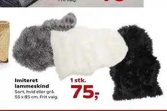Kvickly Imiteret lammeskind tilbud