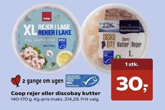 SuperBrugsen Coop rejer eller discobay kutter tilbud