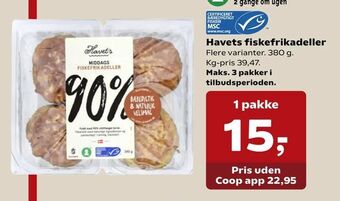SuperBrugsen Havets fiskefrikadeller tilbud