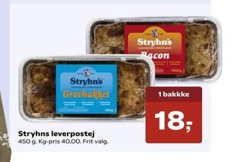 SuperBrugsen Stryhns leverpostej tilbud