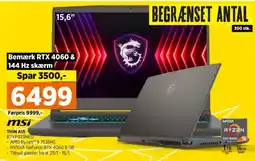 Power Msi thin a15 b7vf073neu tilbud