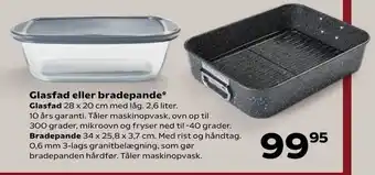 SuperBrugsen Glasfad eller bradepande tilbud