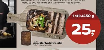 SuperBrugsen Stor lun leverpostej tilbud