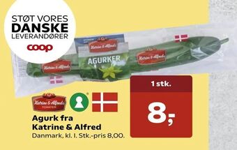 SuperBrugsen Agurk fra Katrine & Alfred tilbud
