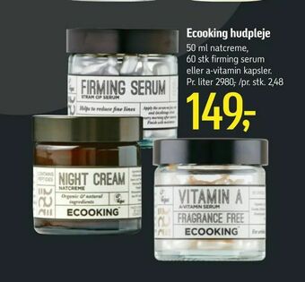 Føtex Ecooking hudpleje tilbud