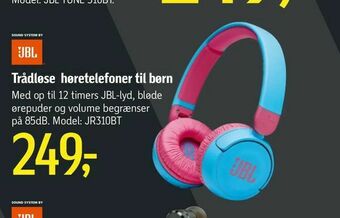 Føtex Trådløse høretelefoner til børn tilbud