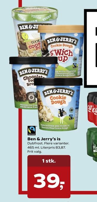 SuperBrugsen Ben & Jerry's is tilbud