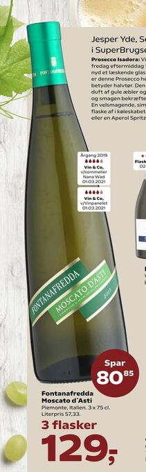 SuperBrugsen Fontanafredda Moscato d'Asti tilbud