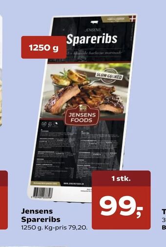 SuperBrugsen Jensens Spareribs tilbud