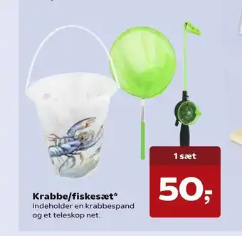 Krabbe/fiskesæt