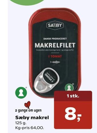 SuperBrugsen Sæby makrel tilbud