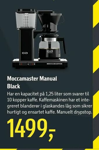 Føtex Moccamaster Manual Black tilbud