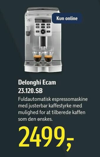 Føtex Delonghi Ecam 23120.SB tilbud