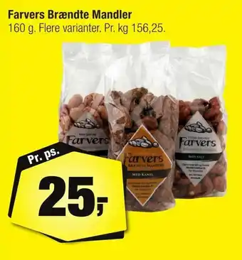Calle Farvers Brændte Mandler tilbud