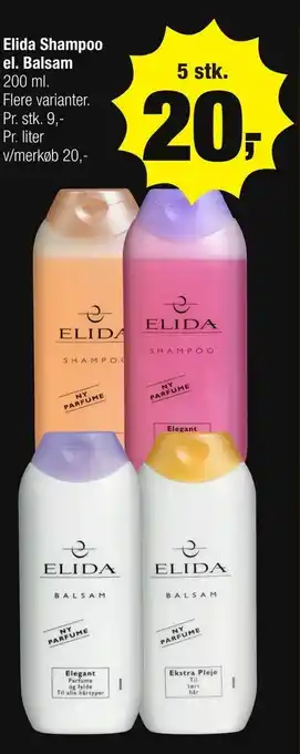 Elida Shampoo el. Balsam