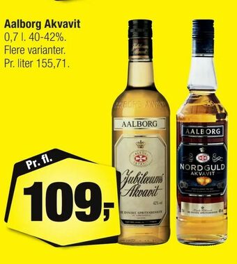 Calle Aalborg Akvavit tilbud