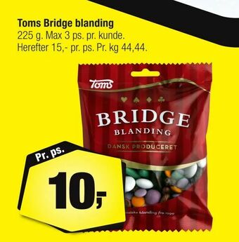 Calle Toms Bridge blanding tilbud