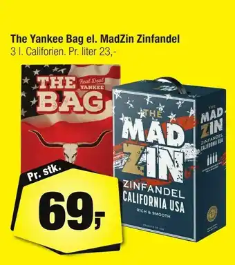 Calle The Yankee Bag el. MadZin Zinfandel tilbud