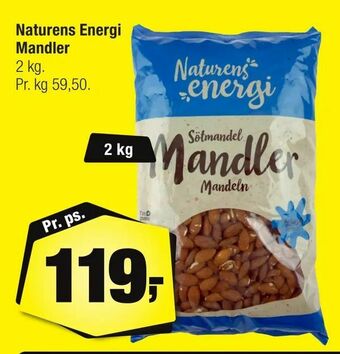 Calle Naturens Energi Mandler tilbud