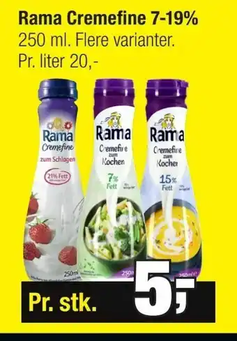 Rama Cremefine 7-19%